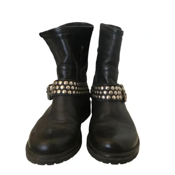Steve Madden studded leather combat boots - Picture 12 of 13